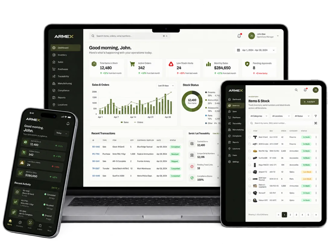 ARMEX running on desktop and mobile